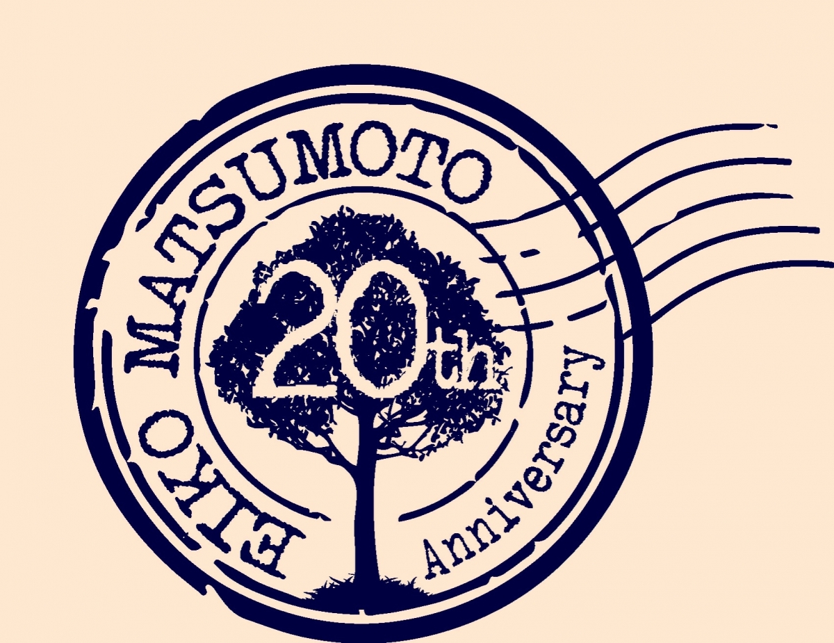 Introducing the special logo for Eiko Matsumoto’s 20th anniversa